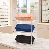 Étui à lunettes semi-rigide fait main, boîte de protection portable personnalisable avec logo pour lunettes de vue et de soleil, fournisseur en gros