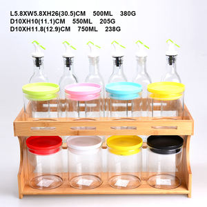Bouteille en verre borosilicate haute résistance de 650 ml, distributeur d'<span class=keywords><strong>huile</strong></span> d'olive, de sauce, de condiment, d'<span class=keywords><strong>huile</strong></span> de cuisson pour la <span class=keywords><strong>cuisine</strong></span> - Product Image 6