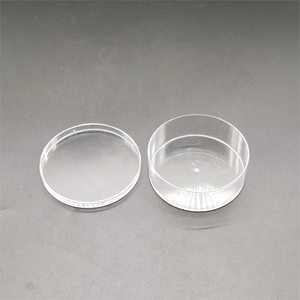 Rõ ràng Acrylic Hộp nhựa tròn Cube container với nắp hộp lưu trữ - Product Image 6