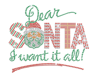 Laissez le ciel et la nature chanter le fer sur le décalcomanie de transfert de strass - Product Image 3