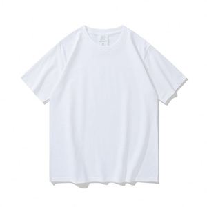 Camiseta de algodón grueso con serigrafía personalizada, ropa de calle, camisetas de peso pesado de gran tamaño para hombre, camisetas de talla grande para hombre - Product Image 2