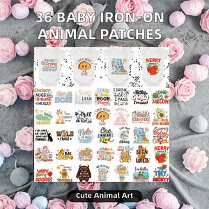 Nuevas <span class=keywords><strong>Pegatinas</strong></span> de Tela Bordadas Ecológicas Personalizadas de Alta Calidad para <span class=keywords><strong>Ropa</strong></span> de Bebé Disponibles - Product Image 2