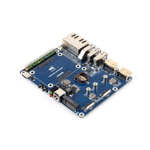 Gigabit/2,5-G-Dual-Ethernet-Basisplatine für <span class=keywords><strong>Raspberry</strong></span> <span class=keywords><strong>Pi</strong></span> CM5 RJ45-Ethernet-Ports Unterstützt <span class=keywords><strong>4K</strong></span>-Displayausgänge und MIPI-Schnitts tellen - Product Image 2