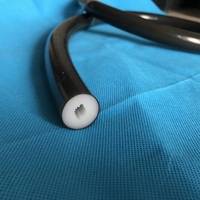 La couleur noire ronde de 22mm a mené le diffuseur néon de tube de silicone sans bande menée