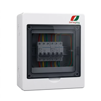 DaFengXing FXXM1 Boîtier de distribution mural monophasé mini 10A-40A, panneau électrique compact intérieur IP30 pour équipement domestique