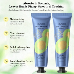 Crème pour les mains hydratante et protectrice en format mini, avec vitamine C, beurre de karité et céramide, pour peaux sujettes à l'eczéma - Commande en gros, logo personnalisé - Product Image 2