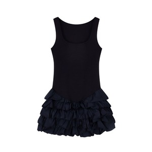 White Spaghetti Strap Ruffle Dress For Women Summer Casual A Line Breathable Short Skirt Natural Waistline - Product Image 5