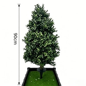 Follaje de álamo Euphrates de estilo desierto único con base de corte a ras de suelo para paisajismo, diseño de parques y patios. - Product Image 2