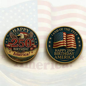 Monedas Conmemorativas de Metal de Doble Cara para el 250 Aniversario de la Independencia Americana, Precio de Fábrica al por Mayor, las Más Vendidas - Product Image 2