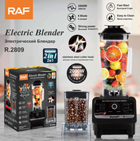 Kwaliteit Ice Crush Smoothie Maker Blender Juicers Dubbele beker Smoothie Blender met kleine pot Gemakkelijk schoon te maken Keukenmixer R.2809
