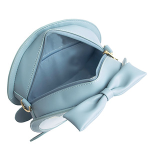 <span class=keywords><strong>Sac</strong></span> bandoulière <span class=keywords><strong>Cendrillon</strong></span> bleu clair, design citrouille 3D, motif rayé, mini <span class=keywords><strong>sac</strong></span> en PU durable avec fermeture magnétique - Product Image 5