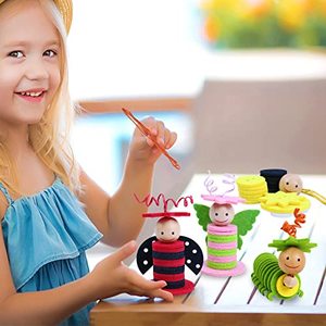 Enfant en bas âge début jouets éducatifs <span class=keywords><strong>abeille</strong></span> insecte couture 3D feutre bricolage artisanat activité Kits bricolage Arts et artisanat ensemble pour enfant - Product Image 4