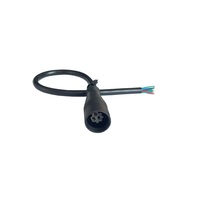 Câble de moteur étanche pour vélo électrique, câble 9 broches, 25cm, câble de ligne de moteur pour moteur de moyeu de vélo électrique
