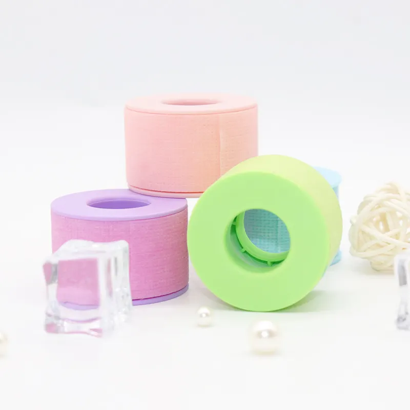Ballylashe accessori per strumenti di estensione delle ciglia taglierina per nastro adesivo per ciglia rosa Mini giallo verde blu OEM trucco LOGO Style Beauty