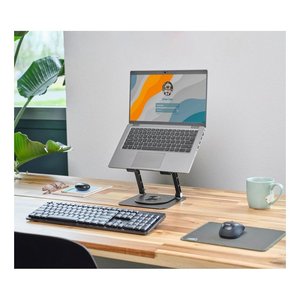 Notebook support 10 kg ZEFF <b>Metal</b> Black 25482 - Product Image 6