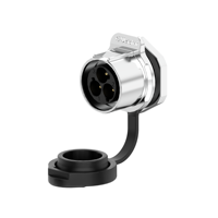 Connecteur circulaire industriel étanche IP67 E-Weichat LP24 à courant élevé 10A/25A/35A, montage sur panneau, coque métallique push-pull