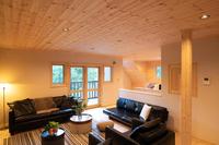 Chalet préfabriqué en bois à 2 étages, 3 chambres, style nordique, cabane de vacances en forêt, villa modulaire préfabriquée en bois pour complexe hôtelier
