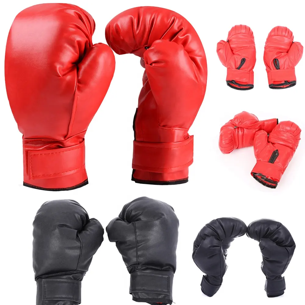 Găng Tay Đấm Bốc Đạp Xe Tập Luyện Cho Nam Nữ Bằng PU Karate Muay Thái Guantes De Boxeo Free Fight MMA Sanda Thiết Bị Tập Luyện Cho Người Lớn Trẻ Em