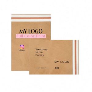 Custom Logo Printed Kraft Paper Mailer for T-Shirt Paper Mailing Bags for Clothing - Product Image 2