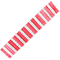 Chemin de table à rayures pailletées rouge, vert et blanc pour fête de Noël, table de salle à manger, événement festif, vente en gros, décoration scintillante