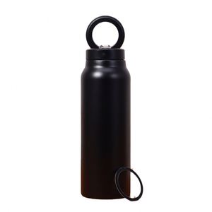 Botella de Agua de Acero Inoxidable con Grabado Láser Personalizado, Tapa con Asa de Anillo, Aislamiento al Vacío de Doble Pared, Termo de Viaje, Venta al Por Mayor - Product Image 2