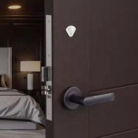 Cerradura Inteligente de Embutir de 13.56Mhz para Puertas de Madera en Hoteles y Motels con Tarjeta Electrónica RFID y Actualización de Software Gratuita