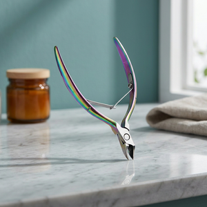 Stainless Steel Cuticle Nipper 6mm Wide Jaw Opening Sharp Blade Professional <b>Nail</b> <b>Tool</b> for Finger Care Adult Use - Product Image 2