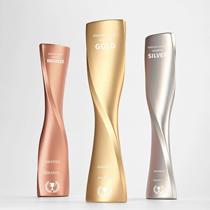 Trofeo de forma personalizada Modern MVP Unique Award Cup <span class=keywords><strong>Trofeos</strong></span> del primer premio de oro para regalos de negocios - Product Image 2