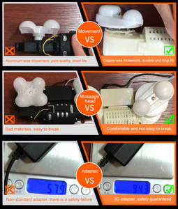 Almohada de masaje de espalda y cuello Shiatsu de precio competitivo para hombro, cintura, mano, masajeador de espalda versátil - Product Image 6