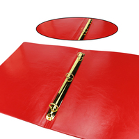 Porte-menu en cuir PU OEM ODM, couverture de menu en cuir rouge, porte-menu pour restaurant, café, hôtel et bar, usage quotidien
