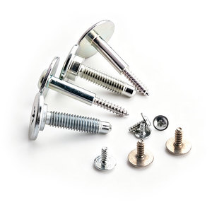 Tornillos de Cabeza Ovalada Métricos Personalizados de Fábrica, Galvanizados en Zinc, de Medio Rosca, para Equipos Electrónicos e Instrumentos, Resistentes a la Corrosión - Product Image 2