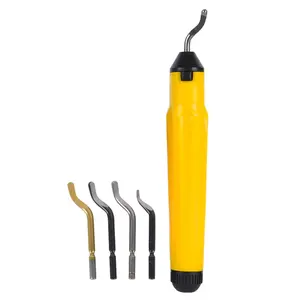 Nhựa Deburring Tool Kit Deburr Cắt Set, Rotary Deburr Blades Set Burr Remover Dụng Cụ Cầm Tay