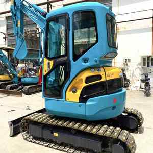 Mini-excavatrices sur chenilles Kubota U30 d'occasion d'origine japonaise avec pelle de 3 tonnes en promotion, certifiées CE&EPA, emballage allemand - Product Image 2