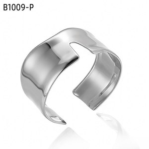 Amy Amy Fashion <b>Cuff</b> <b>Bracelet</b> B1009 <b>Silver</b> Plated Geometric Women's Jewelry Gift - Product Image 1