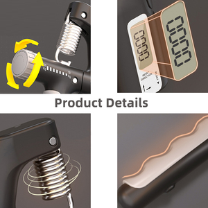 100kg có thể điều chỉnh tay Grip strengthener truy cập kỹ thuật số tay Grip Exerciser unisex cẳng tay huấn luyện viên tay Grip đào tạo cho phòng tập thể dục - Product Image 2