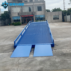 Nhiệm vụ nặng nề thủy lực di động <span class=keywords><strong>Dock</strong></span> đoạn đường nối 10 tấn di động <span class=keywords><strong>container</strong></span> tải đoạn đường nối cho xe nâng xe tải - Product Image 6