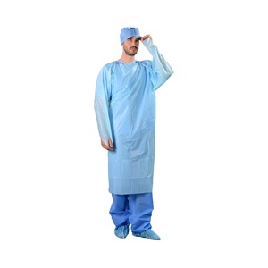 Robes d'isolement jetables pour visiteurs d'hôpital - Robes d'isolement légères non tissées pour usage médical et de protection - Product Image 2