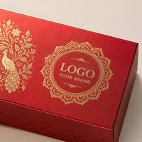 Maßgefertigte Luxus-Geschenkbox für Nüsse Baklava Datteln Schokolade Verpackung Kandierte Kerne Trockenfrüchte Papierbox