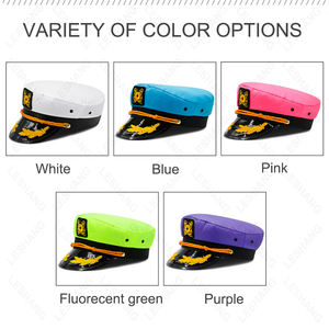 หมวกกัปตันเรือยอร์ชสำหรับผู้ใหญ่,หมวกสีขาวหมวกกัปตันปักลายกองทัพเรือนาวิกโยธิน - Product Image 3