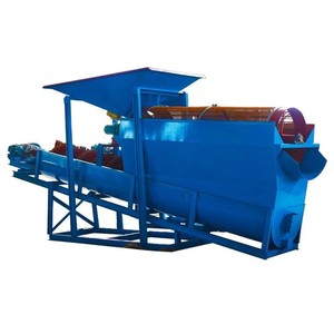 Máquina de cribado de tambor en espiral con motor de CA azul para procesamiento industrial de arena - Product Image 4