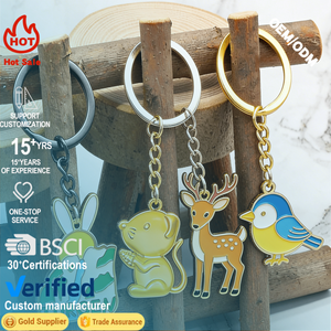 سلسلة مفاتيح معدنية مخصصة من سبائك الزنك مع شعار مخصص، هدية تذكارية ترويجية بالجملة من الشركة المصنعة - Product Image 1