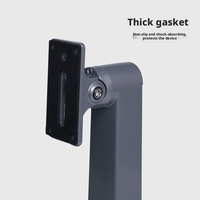 Support mural en alliage d'aluminium gris, accessoire compatible avec la caméra et le moniteur Box Camera 1293-p