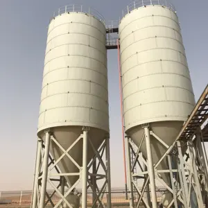 60 Ton çelik cıvatalı tip çelik çimento depolama Silo satılık