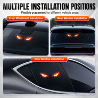 Feux d'avertissement solaires XVIEW « Demon Eye » pour voiture, sans fil, étanches, RGB, lampe stroboscopique ambiante universelle pour voiture, camion, SUV