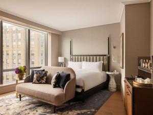 <span class=keywords><strong>Raffles</strong></span> Boston Boutique <span class=keywords><strong>Hotel</strong></span> Meubles de chambre à coucher modernes de qualité standard avec lit Queen en bois massif pour appartement - Product Image 4
