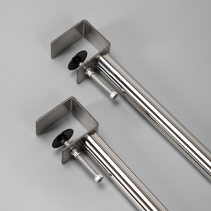 <span class=keywords><strong>Gambe</strong></span> da tavolo in acciaio inossidabile all'ingrosso moderno Bar scrivania da tavolo piedi caffè da pranzo regolabile da tavolo morsetto <span class=keywords><strong>gambe</strong></span> - Product Image 6