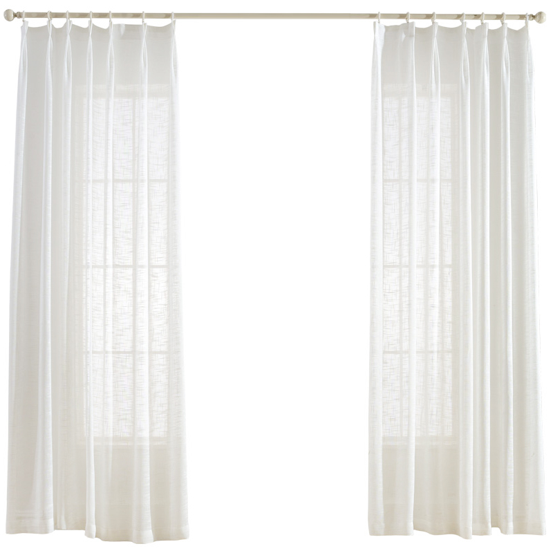 Eco Friendly New Recycle Fabric Material Living Room Curtain 100% Polyester Dolly Sheer Fabric