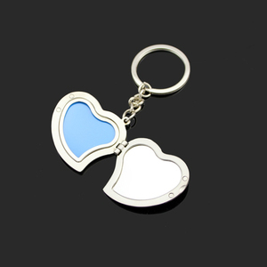 Móc Khóa Khung Ảnh Kỹ Thuật Số Hình Chữ Nhật/Hình Trái Tim Chất Lượng Cao - Product Image 3