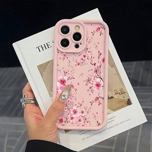 Coque de téléphone portable antichoc motif fleurs de prunier roses pour <span class=keywords><strong>iPhone</strong></span> 16 Plus 17 Air Pro Max - Product Image 5