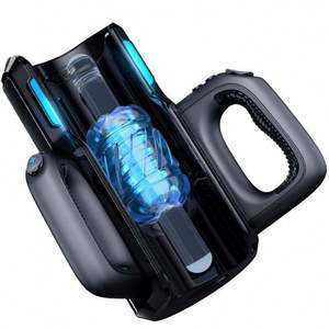 Vibratoren Männlicher Masturbator-Cup Realistische Pussy <span class=keywords><strong>Vagina</strong></span> 100% Wasserdicht mit Handyhalter Geschenkbox Sexspielzeug für Männer - Product Image 1